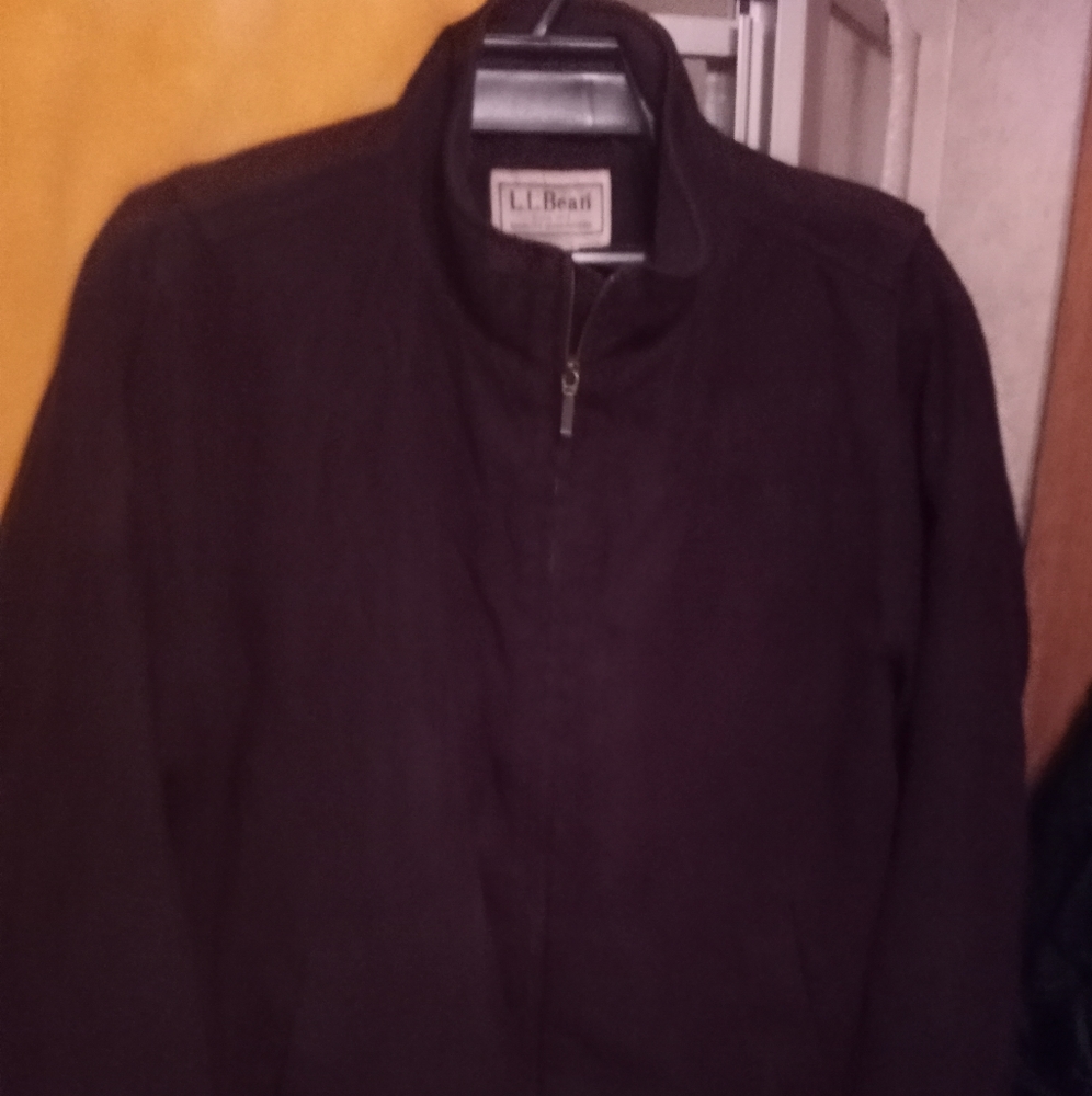 LL BEAN DARK BROWN JACKET